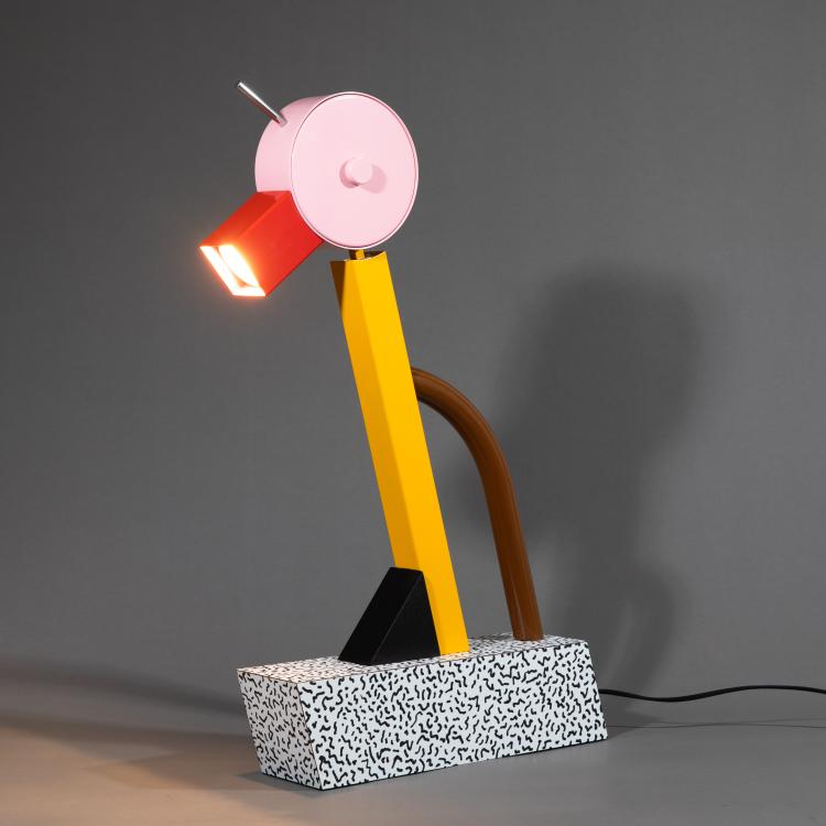 Hauptbild zu Objekt, Tischleuchte Modell Tahiti, Ettore Sottsass, Memphis, Mailand, K-17 564