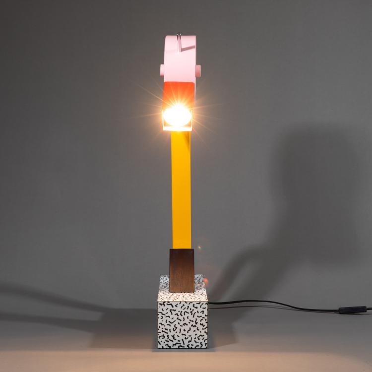 Bild 1 zu Objekt, Tischleuchte Modell Tahiti, Ettore Sottsass, Memphis, Mailand, K-17 564
