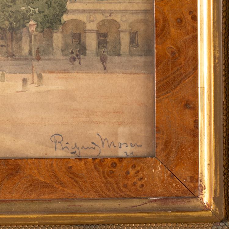 Bild 2 zu Objekt, 'Der Residenzplatz in Salzburg', 1921, K-17 89