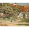 Bauernkate im hellen Sonnenschein, 1897