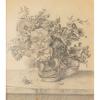 Ohne Titel (Blumenstillleben mit Glasvase), 1836