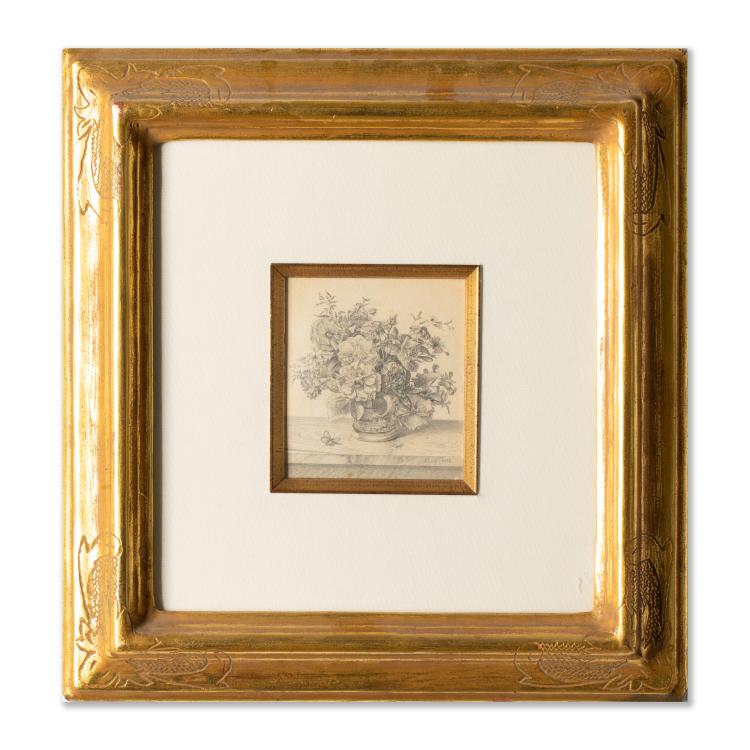 Bild 1 zu Objekt, Ohne Titel (Blumenstillleben mit Glasvase), 1836, K-17 79