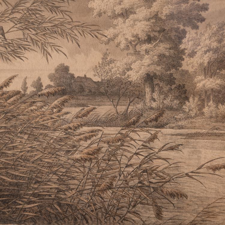 Bild 3 zu Objekt, Ohne Titel (Flusslandschaft), 1836, K-17 80