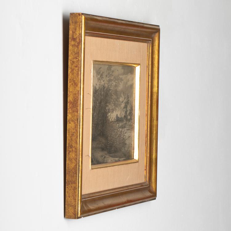 Bild 4 zu Objekt, Ohne Titel (Flusslandschaft), 1836, K-17 80