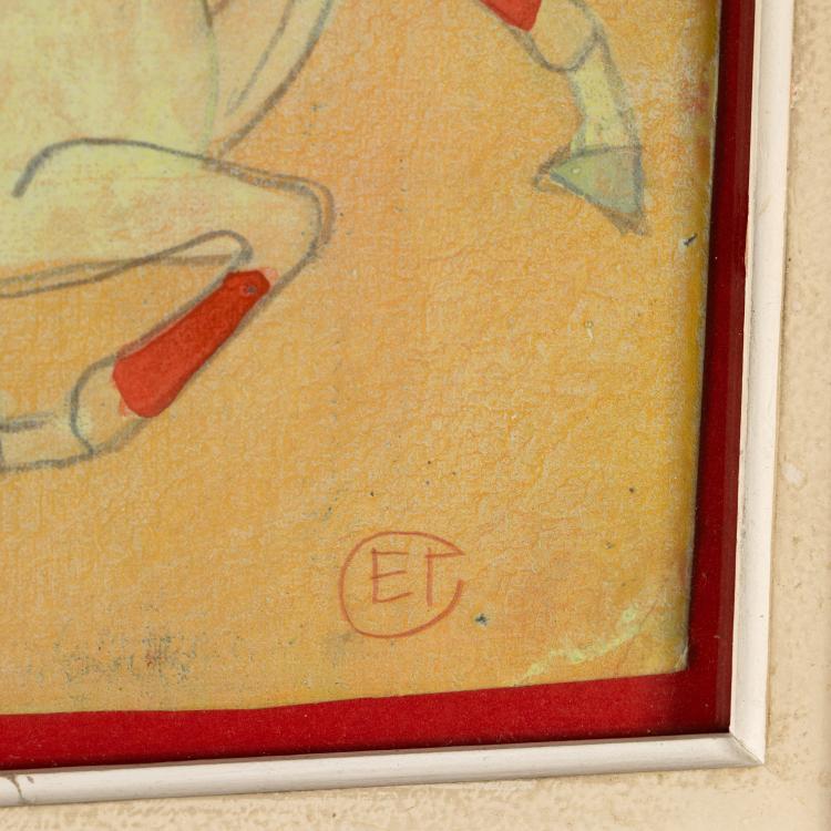 Bild 6 zu Objekt, Zirkuspferd in der Manege und Springendes Zirkuspferd, K-17 111