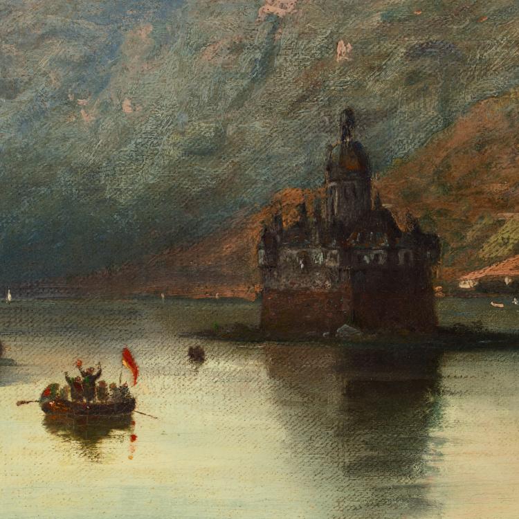 Bild 3 zu Objekt, Die Burg Pfalzgrafenstein bei Kaub, 1887, K-17 98