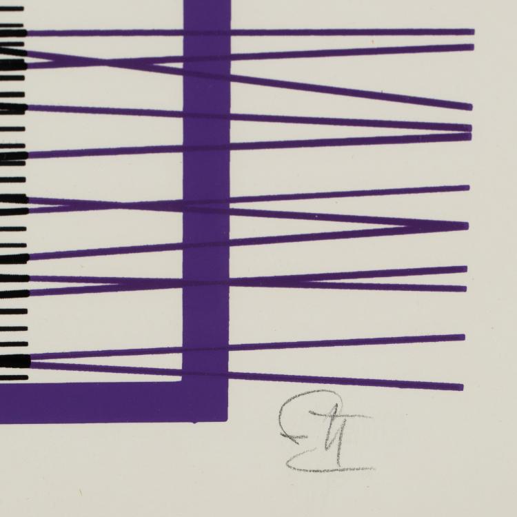 Bild 1 zu Objekt, Ohne Titel aus 'Caroni', 1971, Jes&uacute;s Rafael Soto, Edition Denise Ren&eacute;/Hans Mayer, K-17 273