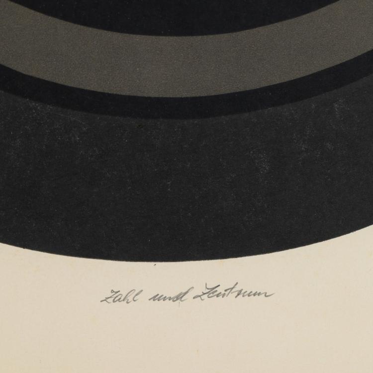 Bild 3 zu Objekt, 'Zahl und Zentrum', 1968, Hermann Josef Painitz, K-17 271