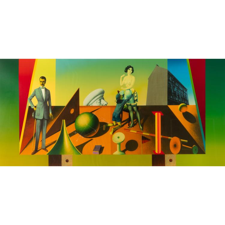 Hauptbild zu Objekt, 'Familienbild', 1993, Rudolf Hausner, K-17 284