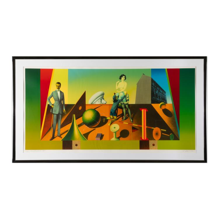 Bild 1 zu Objekt, 'Familienbild', 1993, Rudolf Hausner, K-17 284