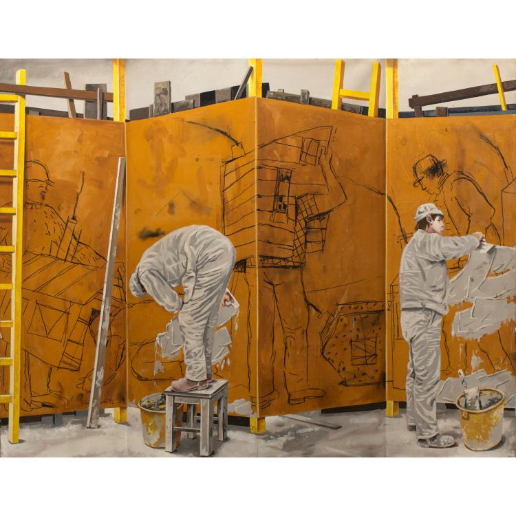 Hauptbild zu Objekt, Ohne Titel (Anstreicher), 1992, K-17 333