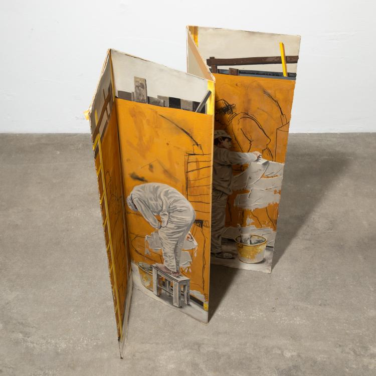 Bild 3 zu Objekt, Ohne Titel (Anstreicher), 1992, K-17 333