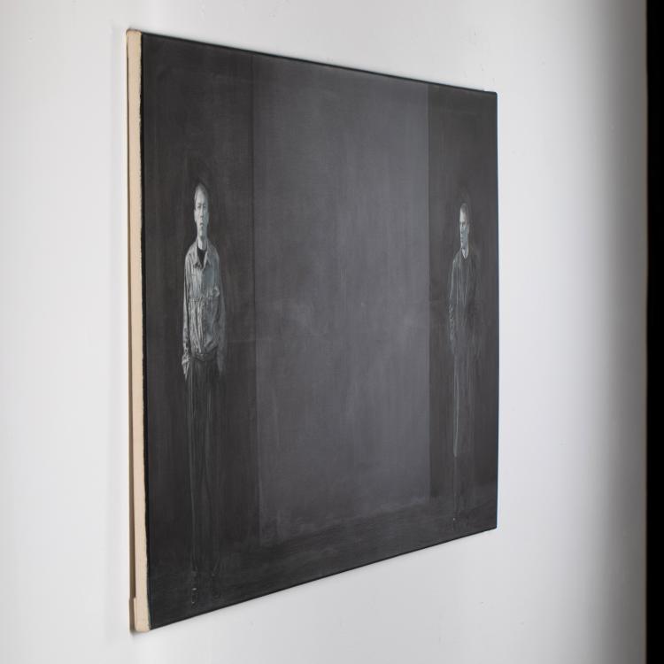 Bild 3 zu Objekt, Ohne Titel (Zwei M&auml;nner), 1990, Wolfgang Kessler, K-17 330