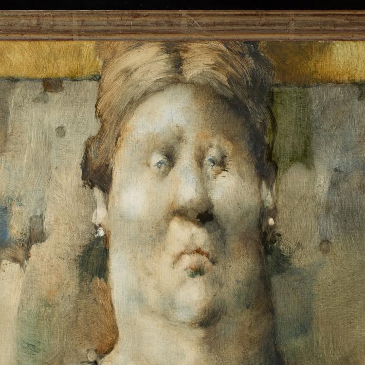 Bild 3 zu Objekt, Ohne Titel (Portrait einer Dame mit Handtasche), 1989, 