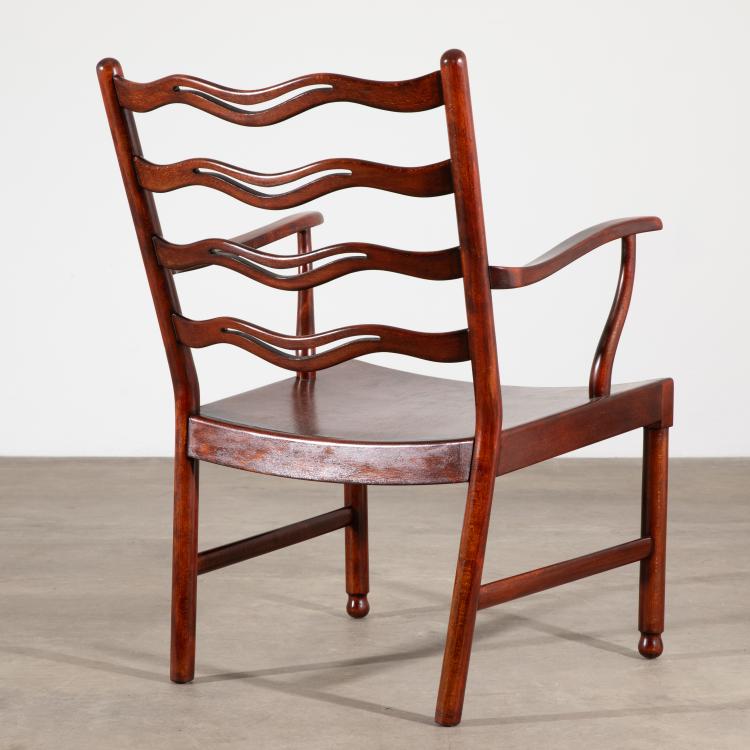 Bild 3 zu Objekt, Armlehnsessel Modell 1755, Ole Wanscher, Fritz Hansen, K-17 462