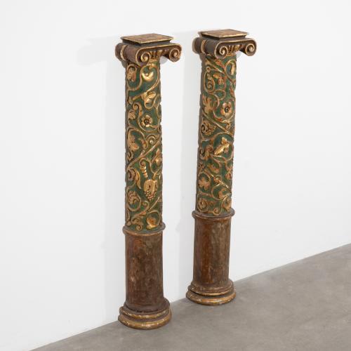 Paar Barocksäulen, 17. Jh.