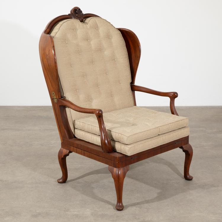 Bild 4 zu Objekt, Zwei gro&szlig;e ausziehbare Fauteuils im Stil Louis XV., Frankreich/France, K-17 26