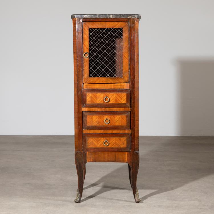 Bild 3 zu Objekt, Pfeilerschr&auml;nkchen im Stil Louis XV., Frankreich/France, K-17 35