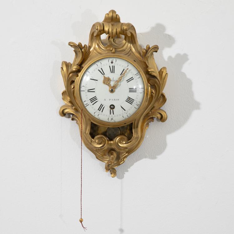 Bild 1 zu Objekt, Kleine Cartel-Uhr im Stil Louis XV., Frankreich/France, K-17 47