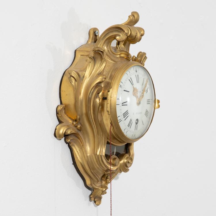Bild 2 zu Objekt, Kleine Cartel-Uhr im Stil Louis XV., Frankreich/France, K-17 47