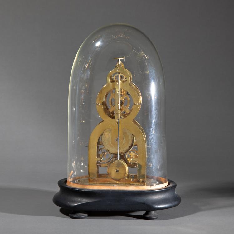Bild 4 zu Objekt, Skelettuhr mit Glassturz, 19. Jh., Frankreich/France, K-17 46