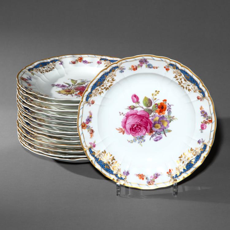 Bild 1 zu Objekt, Restservice 'Breslauer Stadtschloss', Berlin, KPM, K-17 186