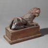 Kleine Eisenfigur eines Löwen, um 1500