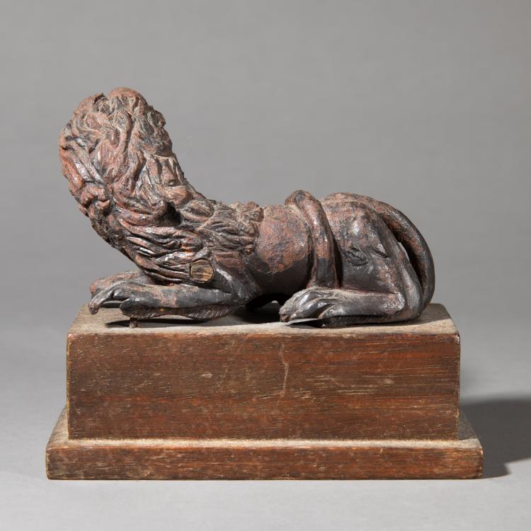 Bild 4 zu Objekt, Kleine Eisenfigur eines L&ouml;wen, um 1500, Italien / Italy (zug. / attr.), K-17 10