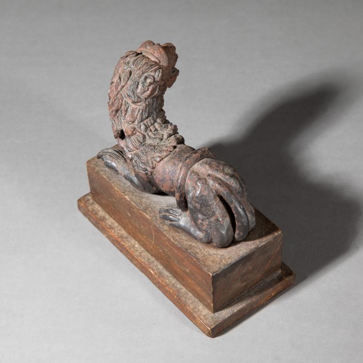 Bild 5 zu Objekt, Kleine Eisenfigur eines L&ouml;wen, um 1500, Italien / Italy (zug. / attr.), K-17 10