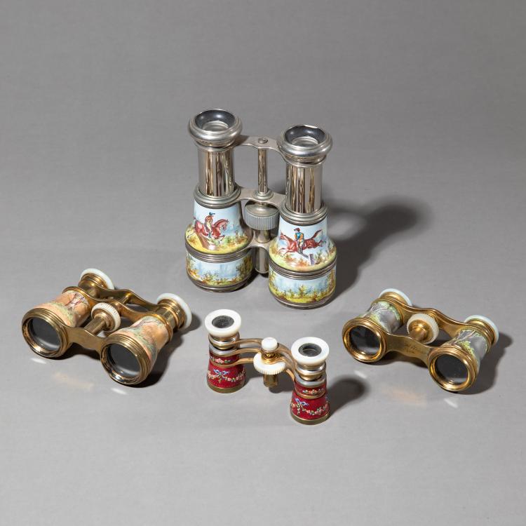 Hauptbild zu Objekt, Konvolut von vier Operngl&auml;sern, 2. H&auml;lfte 19. Jh., Colmont, Paris, K-17 31