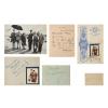 Konvolut von 6 Autographen, gerahmt