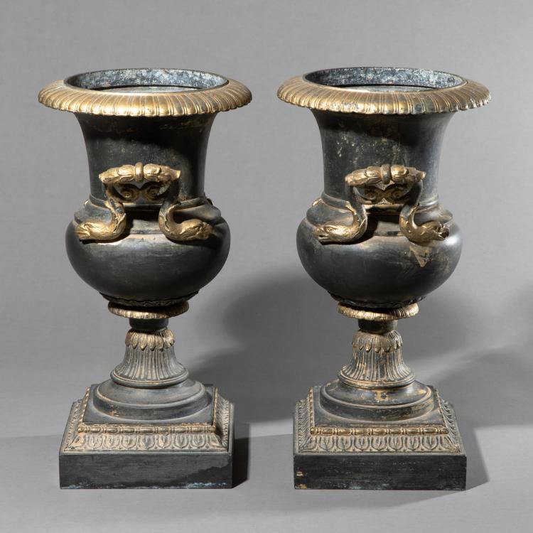 Bild 1 zu Objekt, Paar Kratervasen, sp&auml;tes 19. Jh., Frankreich/France, K-17 36