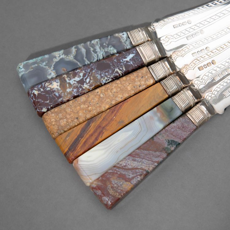 Bild 4 zu Objekt, Sechs Fischmesser, vor 1913, Mappin Brothers, Sheffield, K-17 133