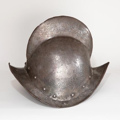 Morion mit Kamm, im Stil des 16. Jh.