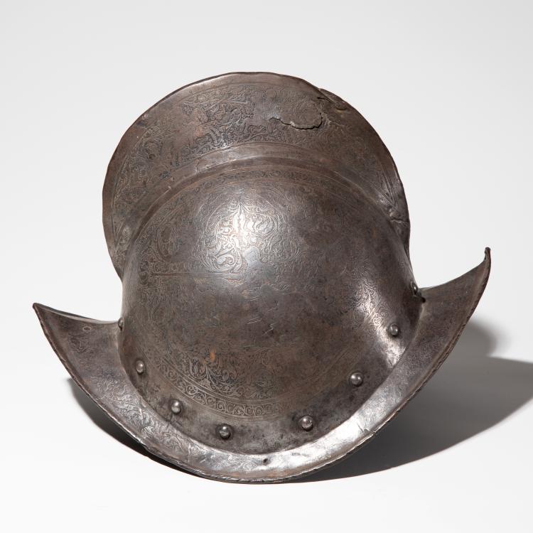 Bild 1 zu Objekt, Morion mit Kamm, im Stil des 16. Jh., Deutschland/German, K-17 13