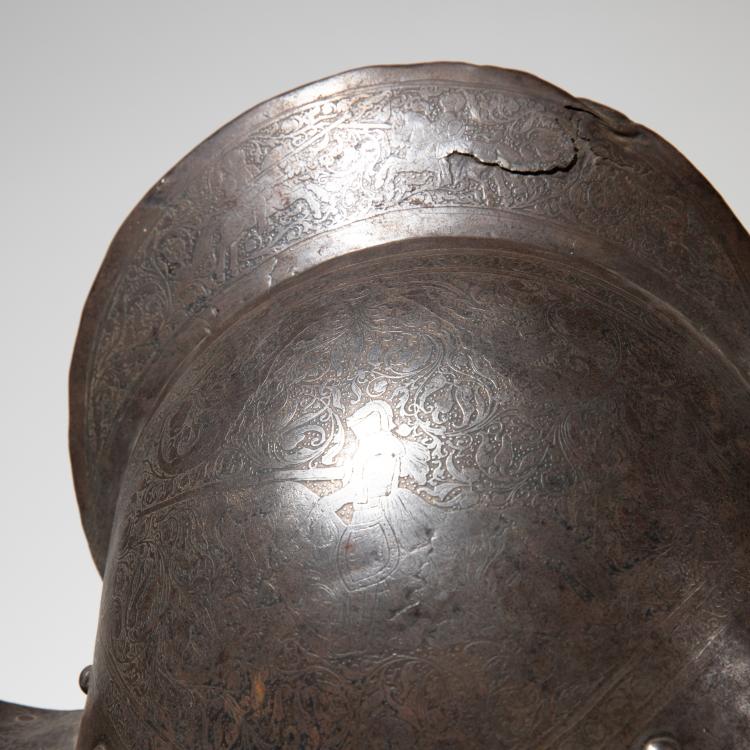 Bild 2 zu Objekt, Morion mit Kamm, im Stil des 16. Jh., Deutschland/German, K-17 13