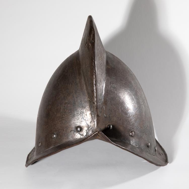 Bild 3 zu Objekt, Morion mit Kamm, im Stil des 16. Jh., Deutschland/German, K-17 13