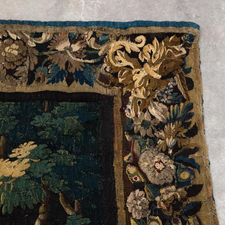 Bild 5 zu Objekt, Zwei Tapisseriestreifen, 17. Jh., Aubusson, K-17 17