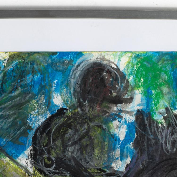 Bild 3 zu Objekt, Blatt aus der Werkgruppe 'Galopper', 1984, Antonius H&ouml;ckelmann, K-17 298