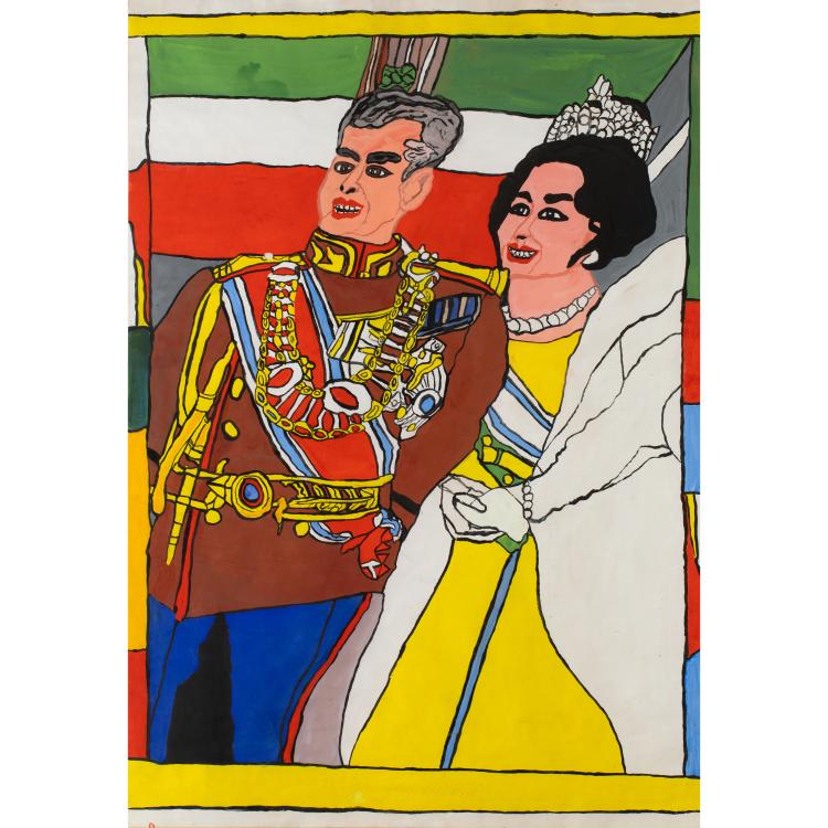 Hauptbild zu Objekt, 'Der Schah von Persien', 1968, Josef Wittlich, K-17 300