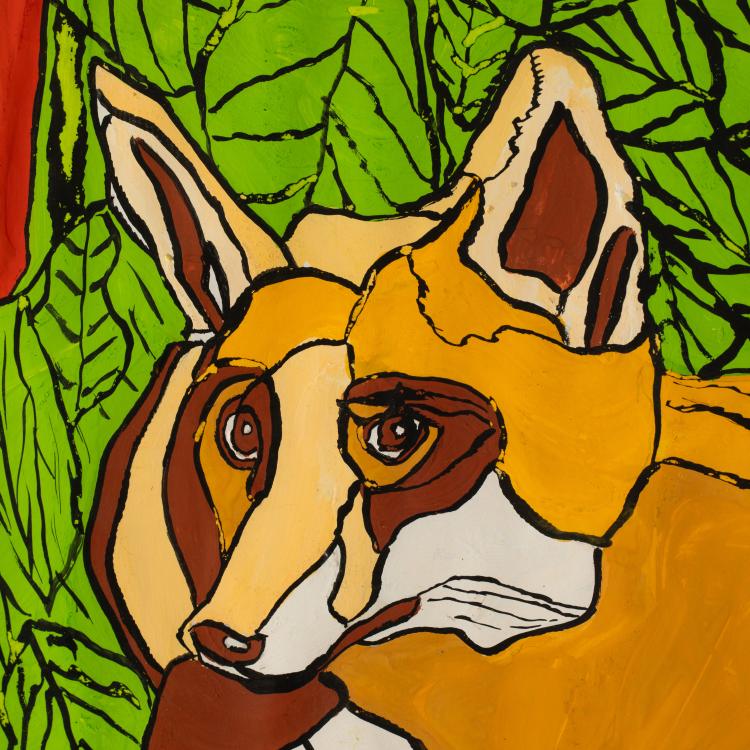 Bild 3 zu Objekt, Fox and two soldiers, probably 1960s, Josef Wittlich, K-17 301