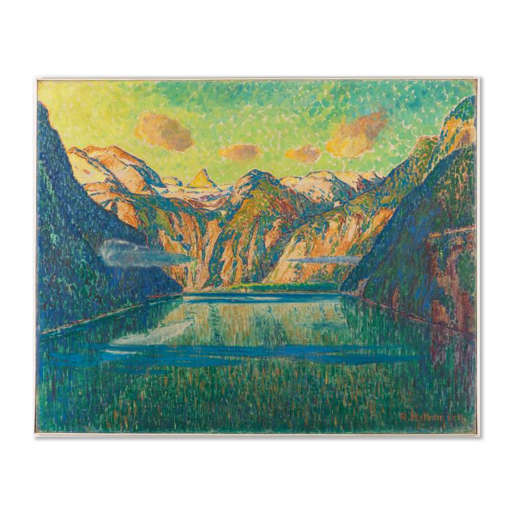 Bild 1 zu Objekt, Norwegische Landschaft, 1916, K-17 106