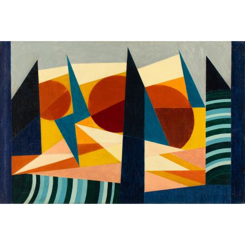 Ohne Titel (Geometrische Komposition), wohl 1920er Jahre