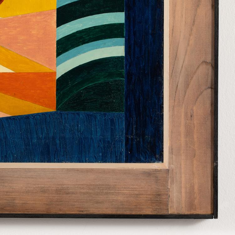 Bild 3 zu Objekt, Ohne Titel (Geometrische Komposition), wohl 1920er Jahre, Lothar Schreyer (zugeschrieben), 