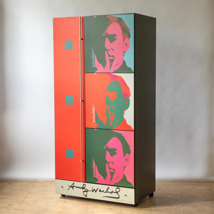 Hauptbild zu Objekt, Limitierter Kleiderschrank Modell Selbstbildnis, Andy Warhol (nach), K-17 655