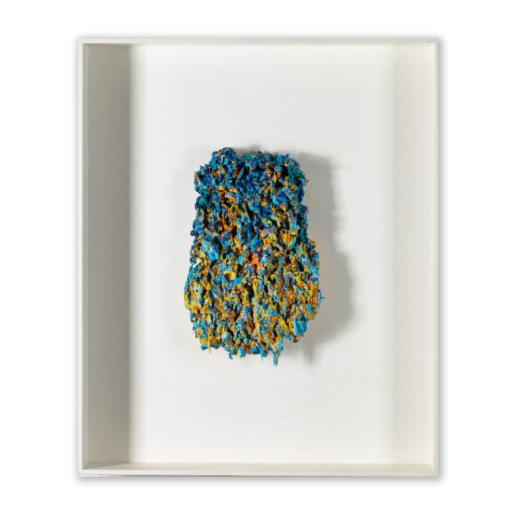 Bild 1 zu Objekt, 'Europ&auml;ischer Kopf (Gold-Blau)', 1982-1984-1988, K-17 320