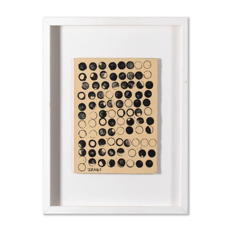 Bild 1 zu Objekt, Ohne Titel (Blasenbild), 1980er Jahre, Herbert Zangs, K-17 306