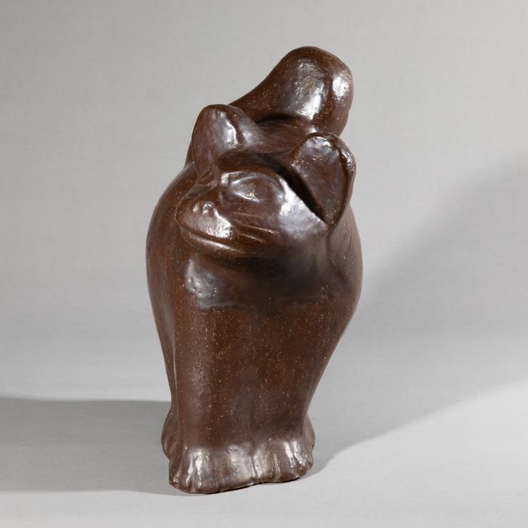 Bild 2 zu Objekt, Gro&szlig;e Keramikkatze, Bernhard Hoetger, K-17 193