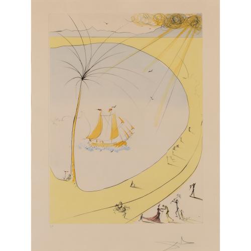 'Côte d'Azur' aus dem Portfolio 'Hommage à Picasso', 1974