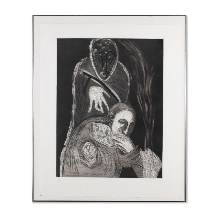 Bild 9 zu Objekt, 5 Bl&auml;tter aus dem Portfolio 'Ex-Giganti All'alba', 1982, Mimmo Paladino, Schellmann & Kl&uuml;ser, New York (Publ.), K-17 279